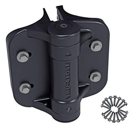 D&D Technologies TCHDRND2S3 TruClose Round Post Gate Hinges, for Self Closing Chain Link Gates up to 154 Pounds, for 1 7/8 Gate Diameter, 2 Count