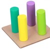 Wooden Tower Stacking Game Wooden Montessori Building Blocks Educational Desktop