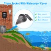 Briidea 120V 1500W WiFi Lake Water Thermometer with Timer, Remote