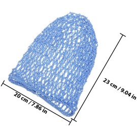 Gorro para Dormir de Poliéster para Mujer Malla para Cabello Transpirable y Protección del Cabello 2piezas Redecilla de Ganchillo Delicada para Envolver