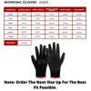 Straame Pack of 12 or 24 Black Safety Work Gloves,