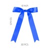 Satin Ribbon Bows with Twist Tie, 6 x 10 Inch,