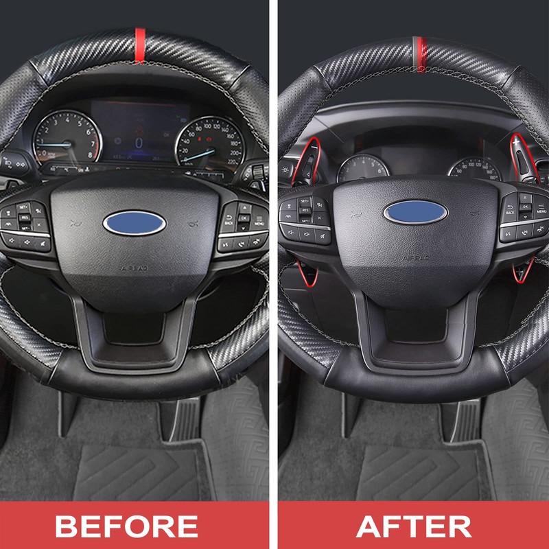 JHO Paleta de extensión para volante de coche para Ford
