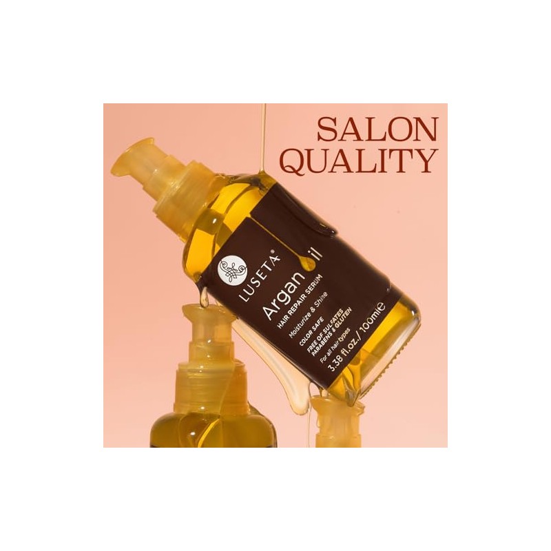 Luseta Beauty Argan Oil, 3.9 Ounce