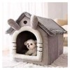Winter Warm Dog House Bed for Small Dogs and Cats,