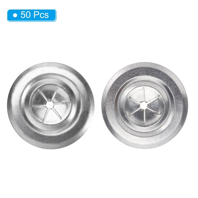 PATIKIL 30mm Self Locking Washers, 50pcs Perforated Insulation Pins Washers