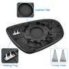 TOP-MAX Driver Side Heated Mirror Glass Compatible with 2011 2012