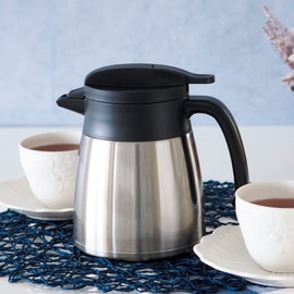 Atlas AVTP-800SV Ultra Lightweight, Compact, Stainless Steel Tabletop Pot, 0.8L (0.8 L), Thermal Insulation, Energy Saving, Energy Saving, Varius