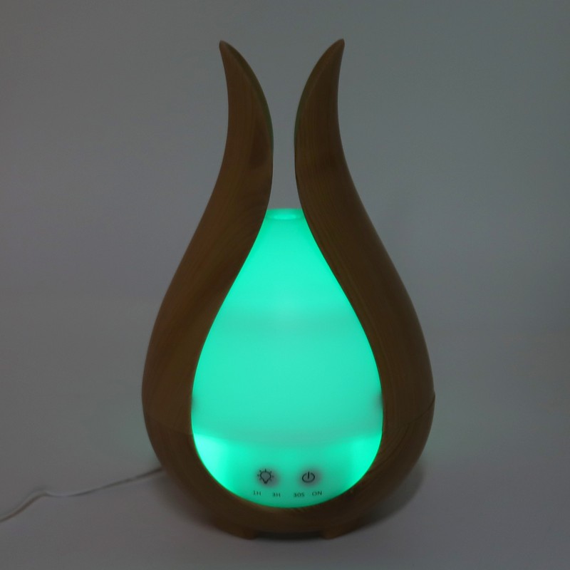 200ml Wood Grain Humidifier 8W 24V Automatically Shut Down Silent