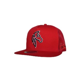 LOST CALF 3D Horse Red Logo - Hats Cap, One Size-X-Large