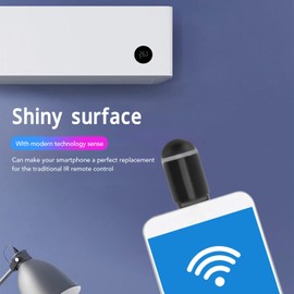 Smart IR Remote Control, Universal Smartphone IR Remote Control Adapter, USB-C Infrared Blaster Control for Air Conditioning, TV, Set Top Box, Home Appliances and More