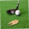 Mipcase 8pcs Bamboo Golf Divot Tool Divot Repair Tool Fork