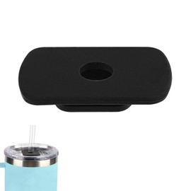 Replacement Slider Compatible with Yeti 20/30oz Tumber BPA-Free Straw Lid Accessories for Yeti Magslider/Stronghold Rubber Straw Cover Attachment For Bottle 20/30oz Tumber (Black)