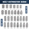 Juego de 32 Piezas Extractor de Tornillos