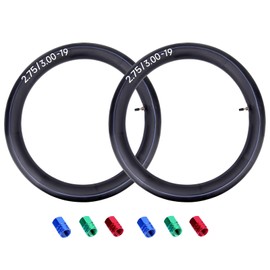 AWSZH Inner Tube 70/100-19 2.75/3.00-19 Compatible with CRF 125FB 150F 250R 450R KX 100 250 500 KLX 125B 140L TTR125L FX450 TC100 125 250R Dirt Bike Pit Bikes Off Road Motorcycle Dirt Bike Tube(2Pcs)