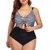 Daci - Traje de baño de una pieza con corte