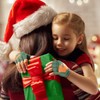 SATINIOR 2 Pairs Winter Kids Fingerless Gloves Toddler Finger Mittens