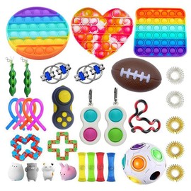 Sensory Toy Set Anti Anxiety Tools Bundle Sensory Therapy Toys Hand Squeezing Toys for Kids Adults