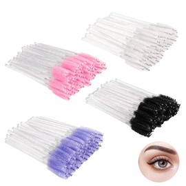 Opopark Pack of 200 Eyelash Brushes, Disposable Eyelash Brush, Eyelash Extension Brush, Eyebrow Applicator, Beauty Salon and Home Use Eyelash Brush, Cosmetic Brush Kit for False Eyelash Extension