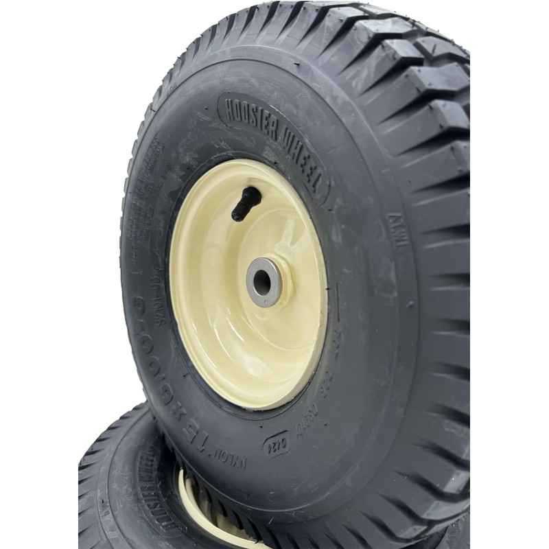 Set of 2-15x6.00-6 Beige Cub Replacement Wheel - Fits 3/4