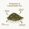 Lemon Balm Tea Organic 100g (50 Cups) | Organic Lemon