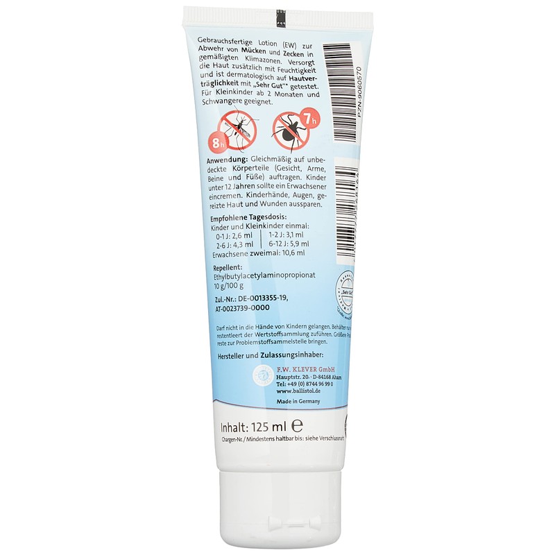 Ballistol 26816 Children's Mosquito Lotion Dispenser No Bites Colourless