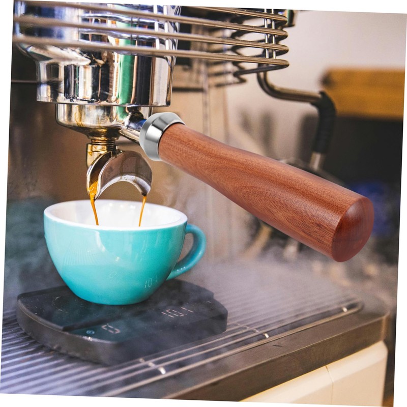 Ciieeo Espresso Handle Replacement for Coffee Machines Wooden Accessory with