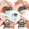 Hand Tally Counters 3 pcs, 4 Digit Metal Pitch Counters