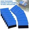 WRAPXPERT Blue Felt Squeegee Kit, 2 Pcs Vinyl Squeegee for