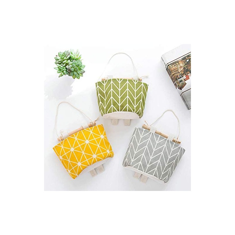 JameStyle26 Storage Bag Organiser for Hanging with 3 Pockets Nursery
