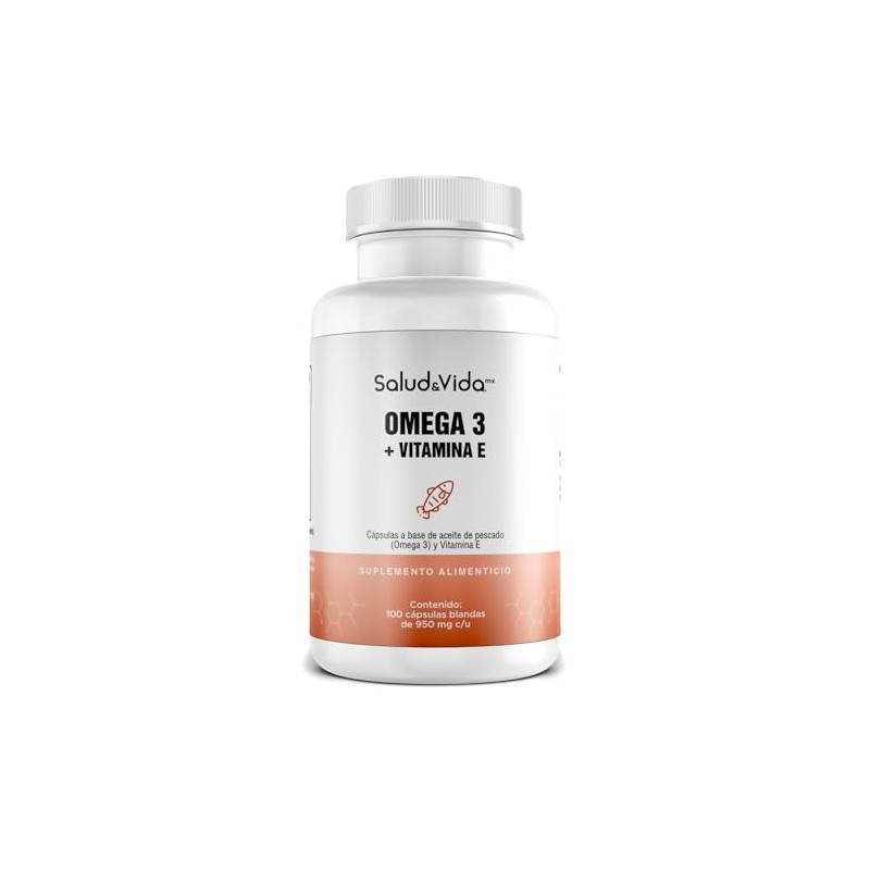 Omega 3 con Vitamina E 200mg EPA y 100mg DHA