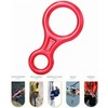 Rescue Figure 8 Descender 35KN Aluminum Alloy Climbing Belaying Device