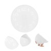 TEHAUX Flexible Clock Mold Resin Epoxy Mold for DIY Crafts