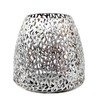 Casablanca Windlicht, Metall, Silber, 20 cm