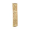 The Hartford Brass Push Plate with Lettering 11 1/2 inches