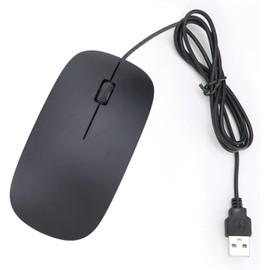 OWII TECH USB Wired Mouse for Laptop Computer and PC, 3-Button Wired USB Computer Corded Mouse with Scrolling Wheel, Optical Computer Mouse for Mac Desktop Silent Click Premium and Portable Mice