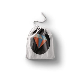 Le Jardin du Lin Bedruckte Baumwoll Taschen mit Kordelzug, Einkaufstasche, Beutel, Stoffsack, Stofftasche, Gemüsesack, Wiederverwendbare, Umweltfreundlich, Mehrzweck, Faltbar, Größe: 30x40 Cm