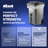 Plasticplace 65 Gallon Trash Bags │ 2.7 Mil │ Clear