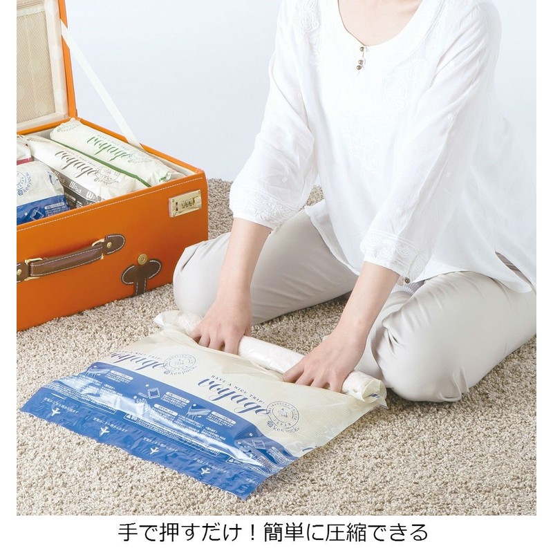 Towa Sangyo VO Compression Bag for Clothes, Large, Pack of