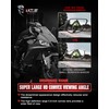 MZS Racing Motorcycle Mirrors, Fairing Rearview Side Mirror Adjustable Black