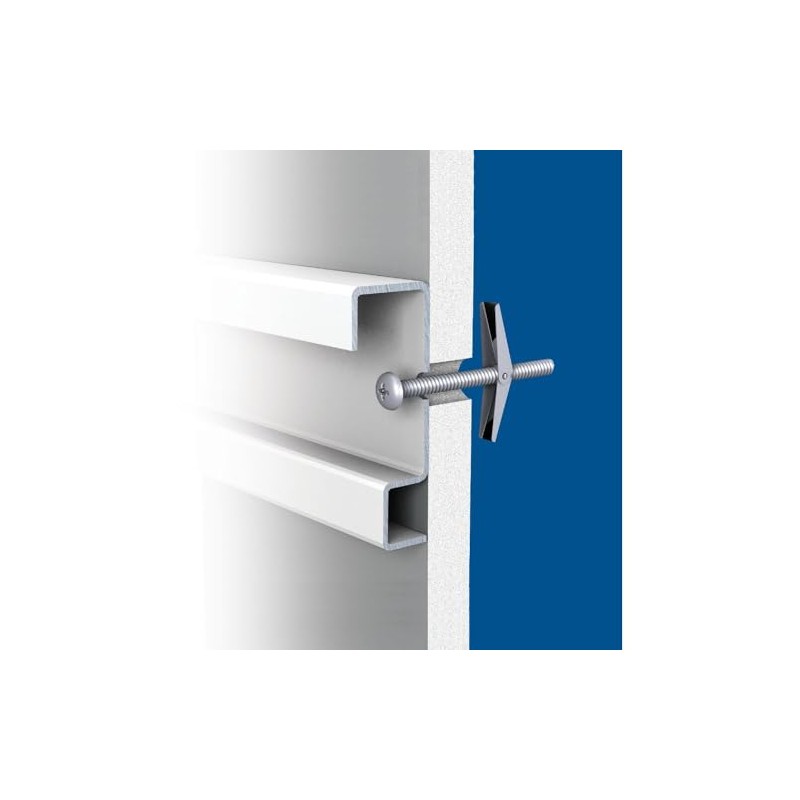 ClosetMaid 2877 Wall Anchors and Screws for Drywall, 5-Pack