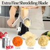 Cambom Rotary Cheese Grater Hand Crank Cheese Shredder for Fresh