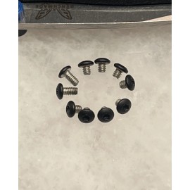 TORX Black Stainless Screws For Benchmade Bugout 535 Bailout 537 Knife Clip and Scale