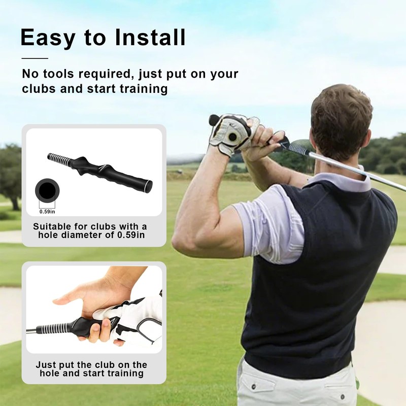 Right-Hand Golf Training Grip Golf Grip Trainer，Golf Swing Trainer Accessories