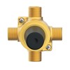 Gerber Single Handle 1/2" 4-Port/3-Outlet Shower Diverter Valve (Pause/Individual/Shared)