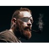 Eye Patch, Black, Concave, Air Vents, Adult Size, Kydex Body,