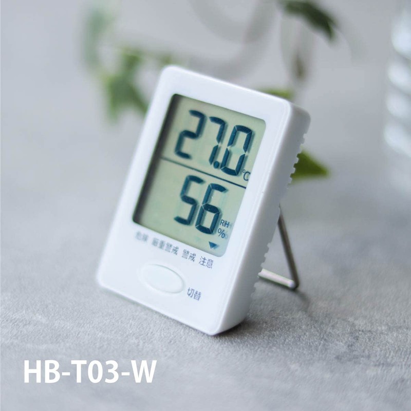 Ohm Electric HB-T03-W 07-4173 OHM Thermometer, Hygrometer, Thermometer, Hygrometer, Indoor,