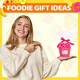 HAPPYPOP Cute Fuzzy Socks for Women - Ice Cream Sock Gifts Idea, Funny Pink Cupcake Socks for Teen Girls