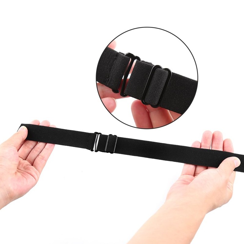 ELIHAIR Black Elastic Bands Adjustable Wig Band Wig Adjustable Straps