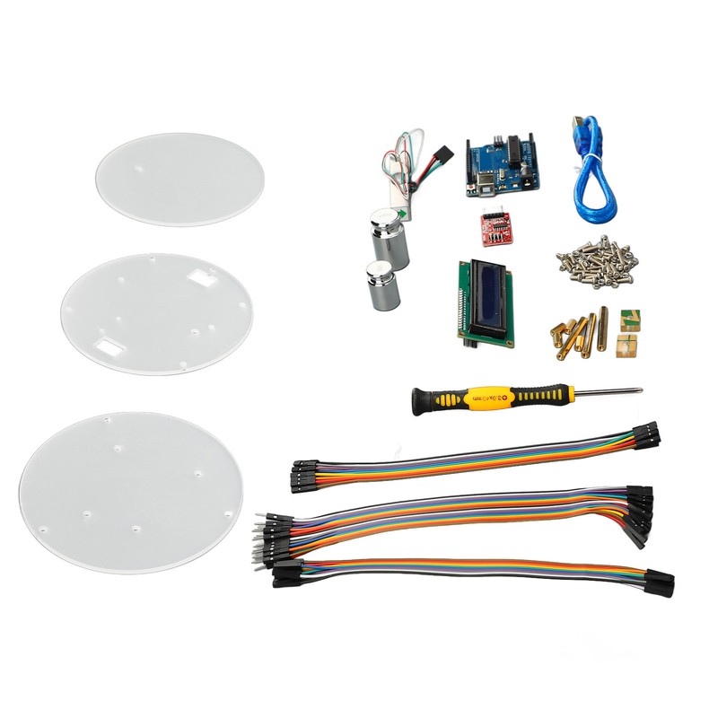 Electronic Scale Development Board Kit 1602 LCD Display 5KG Load